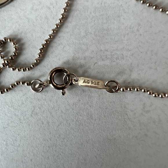 Authentic Silver Heart-Shaped “Please Return to Tiffany & Co.” Key w/18” Chain - Picture 5 of 7